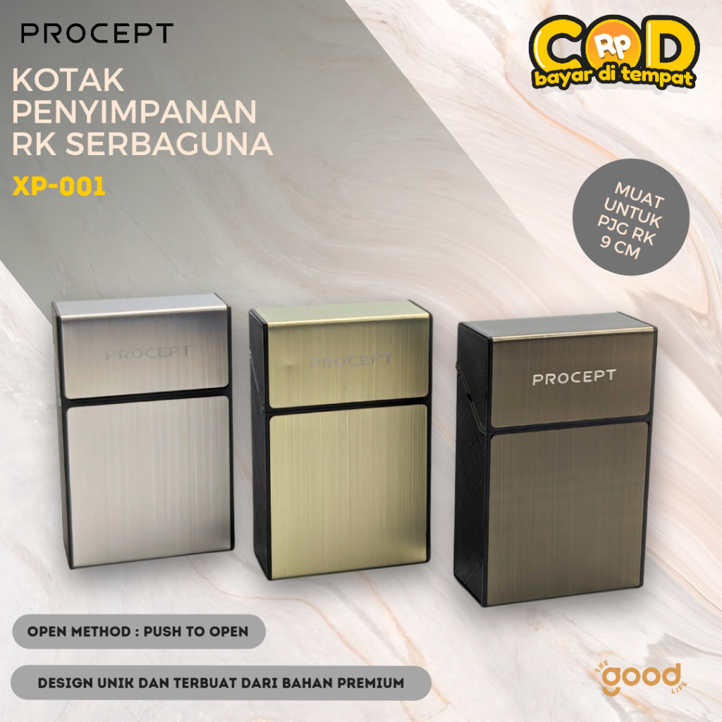 Cigarettes Box Kotak Rokok/Kotak Penyimpanan Roko Rkk Rokoko Kulit Leather Elegant