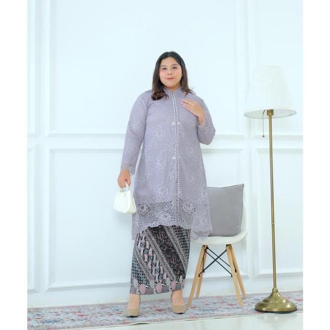 Kebaya Brokat Jumbo - Tunik Jumbo - Tunik Brokat Jumbo - Kebaya Jumbo Payet - Kebaya Jumbo Premium /