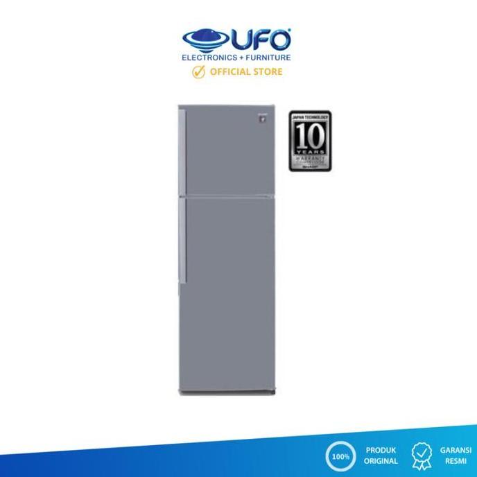Sharp Kulkas 2 Pintu Plasmacluster SJ-450GP-SD
