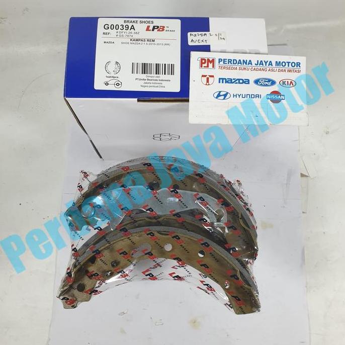 Brake Shoe Kampas Rem Belakang Mazda 2 Ford Fiesta