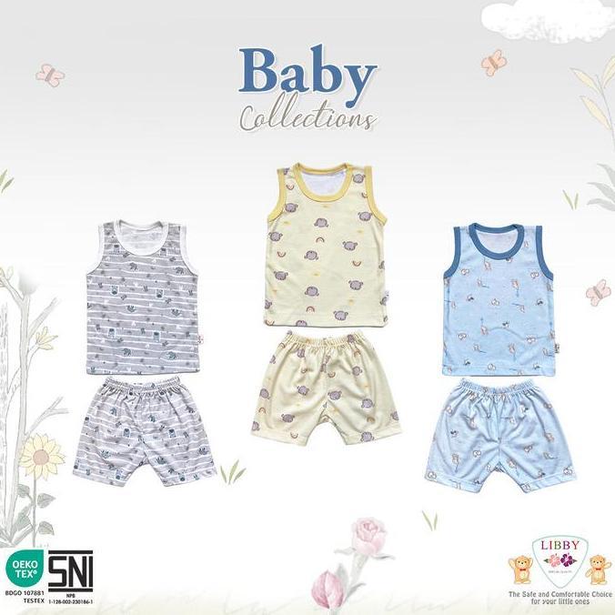 LIBBY Stelan Oblong Kutung Motif Baby Collection (1 stel)