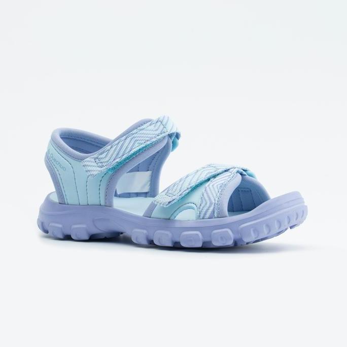 Decathlon Quechua Sandal Hiking Anak-Anak Mh100 - Biru Muda - 8640200