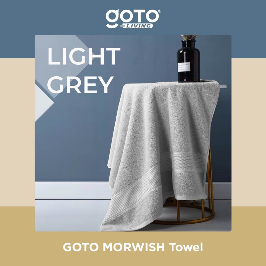 Goto Morwish Bath Towel Handuk Mandi Jumbo Dewasa Polos Lembut Halus
