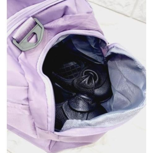 Tas Travel Pink Tas Olahraga Tas Gym Tas Pilates  Tas Jalan Fashion Import