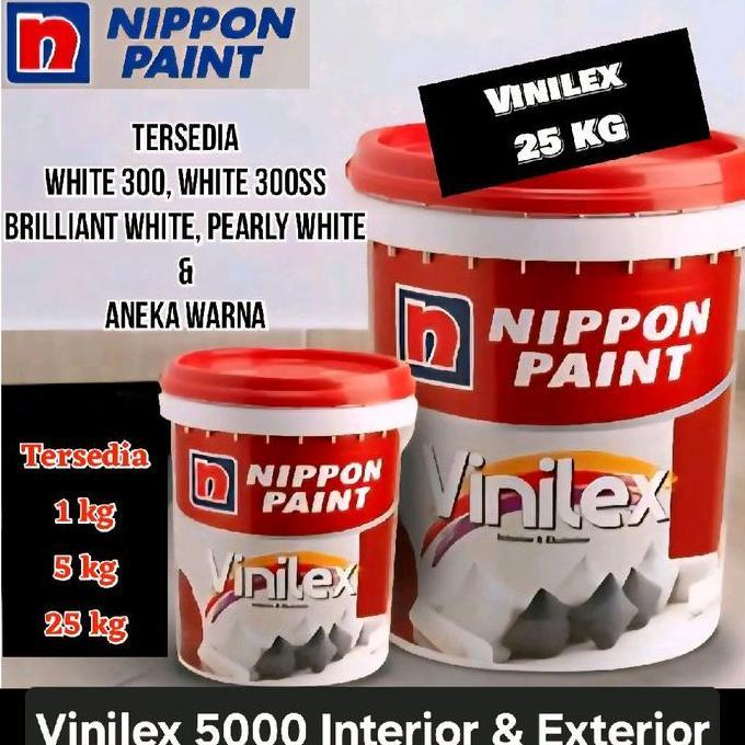 TERBARU - Vinilex 25kg Vinilex White 300 White 300SS Vinilex 5000 Vinilex Lily White Barley White Vi