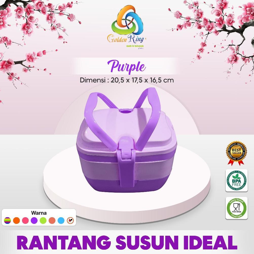 BEST DEALS RANTANG SUSUN IDEAL / Rantang Set / Rantang Cantik Minimalis / Rantang Plastik Susun