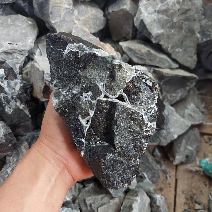 Serpentine Stone / Batu Serpentine - Serventine / Batu Hias Aquascape