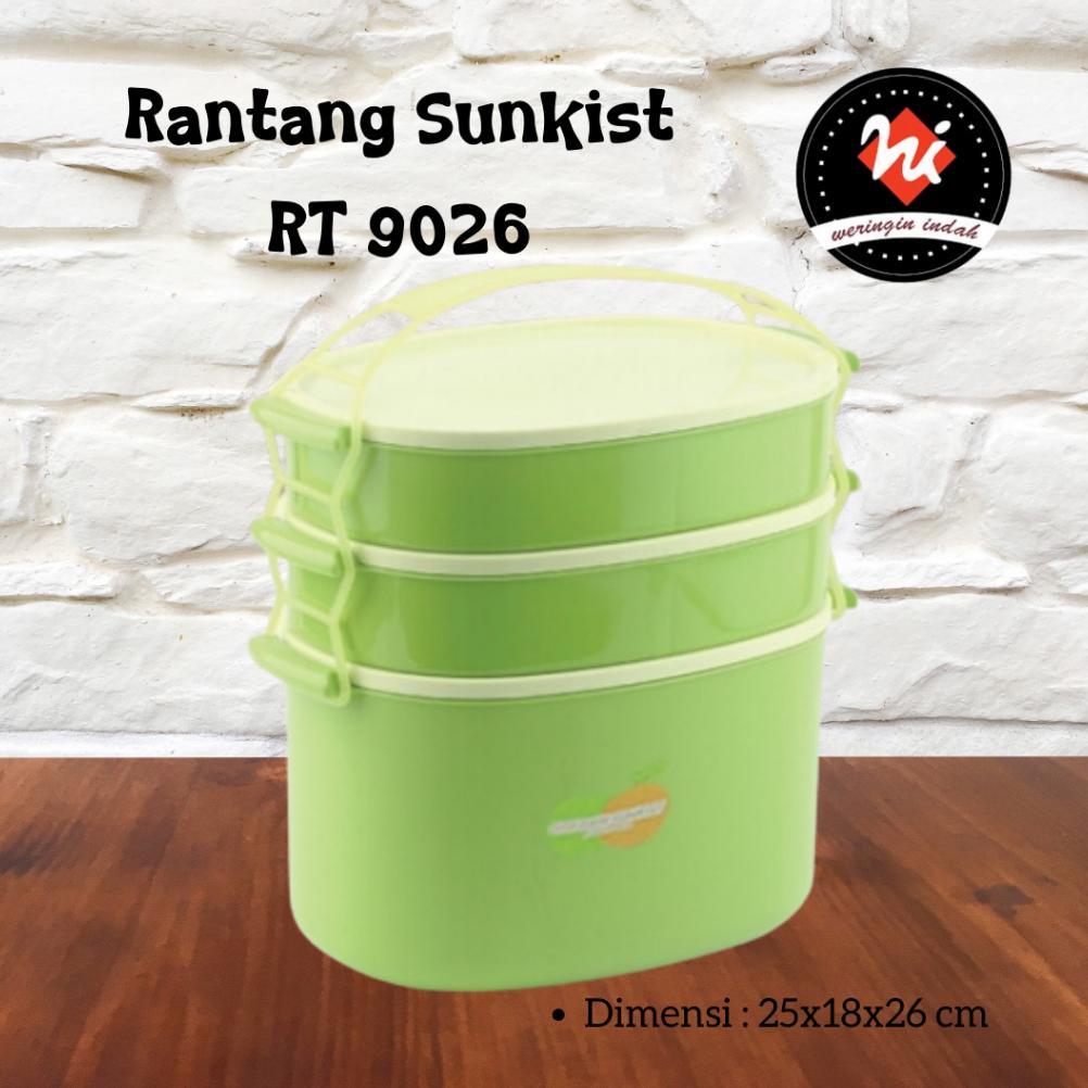 PROMO TERBARU Weringin Indah - Rnatang Piknik Jumbo Golden Sunkist RPL 9026, Rantang Susun Plastik, 