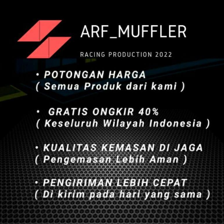 KURNIASTORAGES KNALPOT DOS METIK RACING SEMUA MOTOR MATIC MIO SECOPY VARIO BEAT NEXT NMAX PCX GENIO 