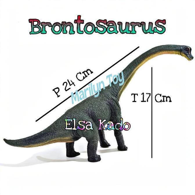 Dinosaurus Leher Panjang Brontosaurus Figure Brachiosaurus Mainan