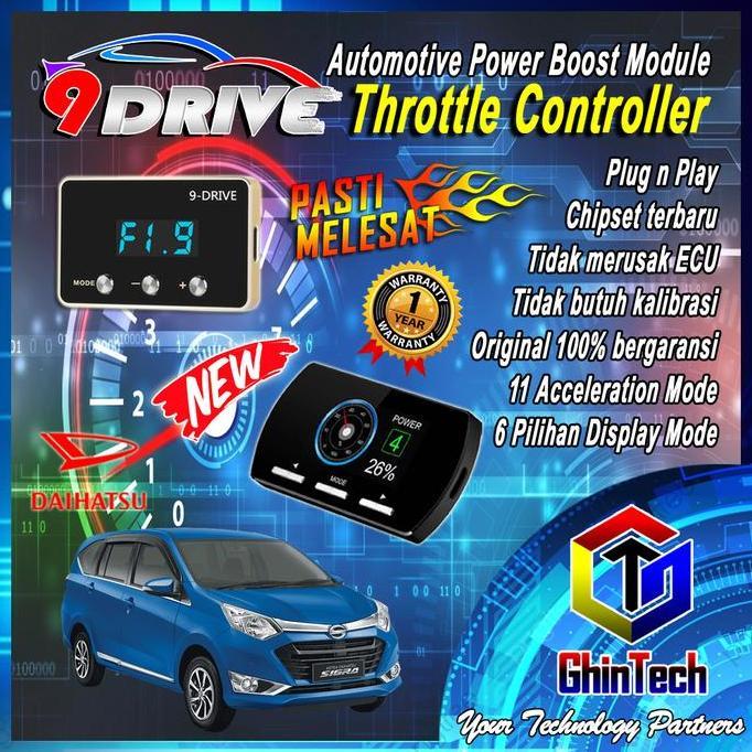 QROPSNO 9 DRIVE 852 THROTTLE CONTROL PIGGYBACK DAIHATSU REMAP ECU SIGRA TERIOS