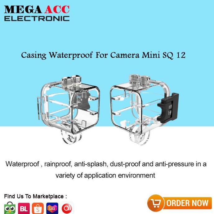 AKZYN Casing Waterproof For Camera Mini SQ 12