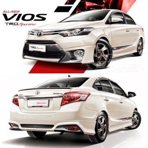 TERMURAH FULL SET BODYKIT VIOS GEN 3 TRD BODYKIT TOYOTA VIOS GEN 3 MODEL TRD SPORTIVO - SANNY COSTUM