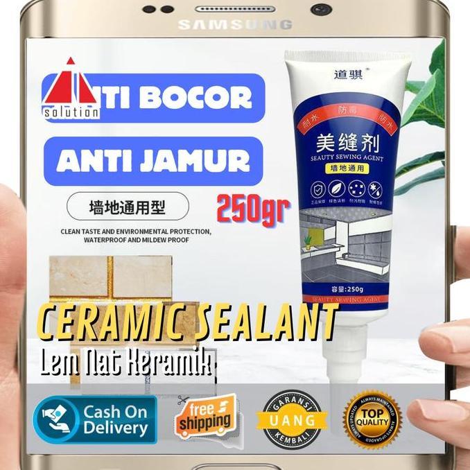 BIBULAS Lem Keramik Anti Bocor Waterproof Universal Sealant 250g - Lem Nat
