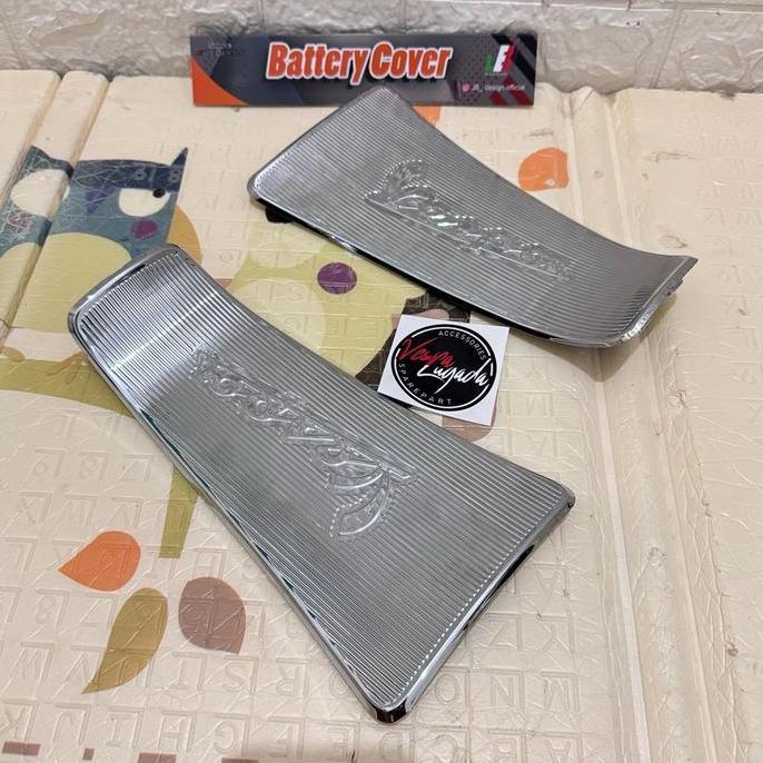 JB DESIGN BATTERY COVER/COVER AKI,TUTUP AKI JB DESIGN/KARET LANTAI TENGAH VESPA LX LXV S HIGH QUALIT
