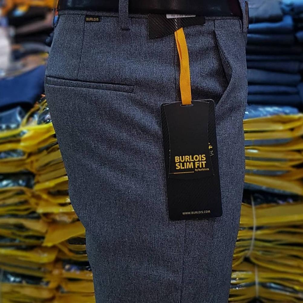 PROMO TERBARU Burlois Store Original Celana Panjang Slimfit Kantoran Original Burlois