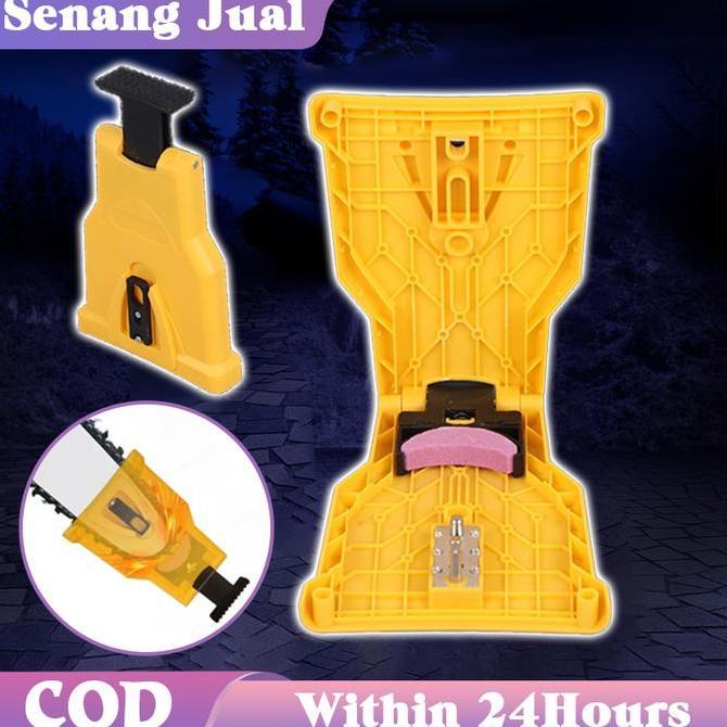 AKZYN Alat Asah Gergaji Mesin Kayu Pengasah Mata Gergaji Asahan Rantai Chainsaw