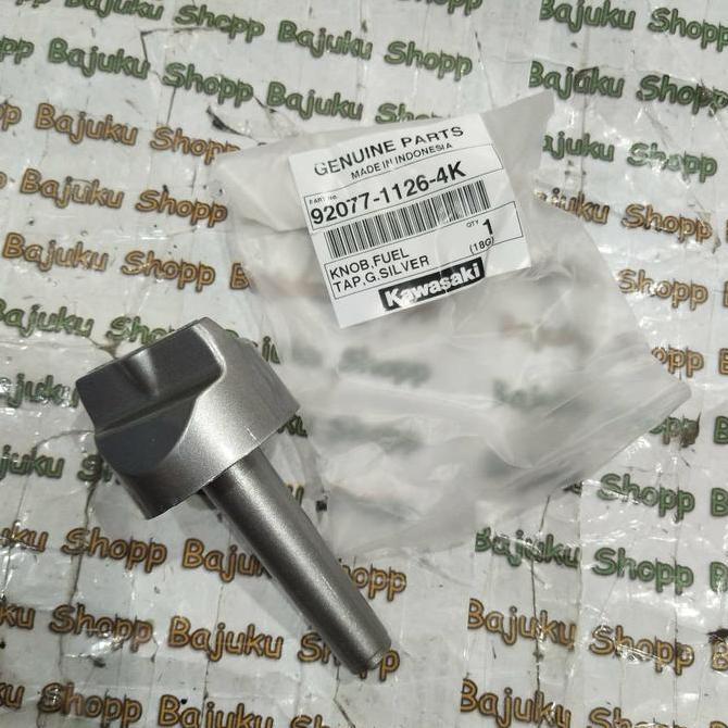 KNOB PUTERAN KRAN KERAN BENSIN KAWASAKI KAZE SILVER ORIGINAL KAWASAKI MURAH