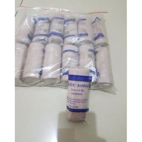 AKZYN Elastic Bandage 6 Inch Perban Elastis 15cmx4.5m Perban Lutut Tangan