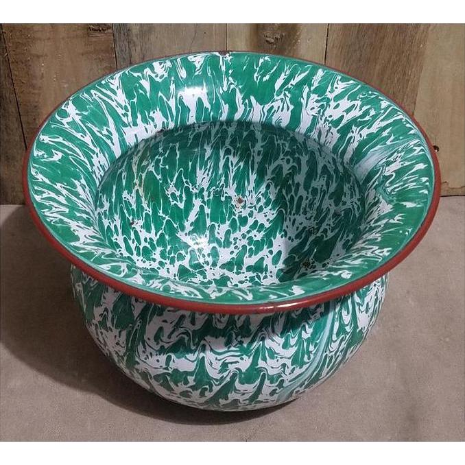 Panci Blirik Enamel Hijau Tosca Bibir Merah (TERBAIK) (TERBARU) (TERMURAH)
