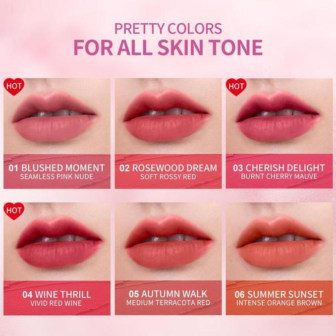 Labbro- Pairbnb Barenbliss Ombre Lip Tint + Lip Velvet / Matte Tint
