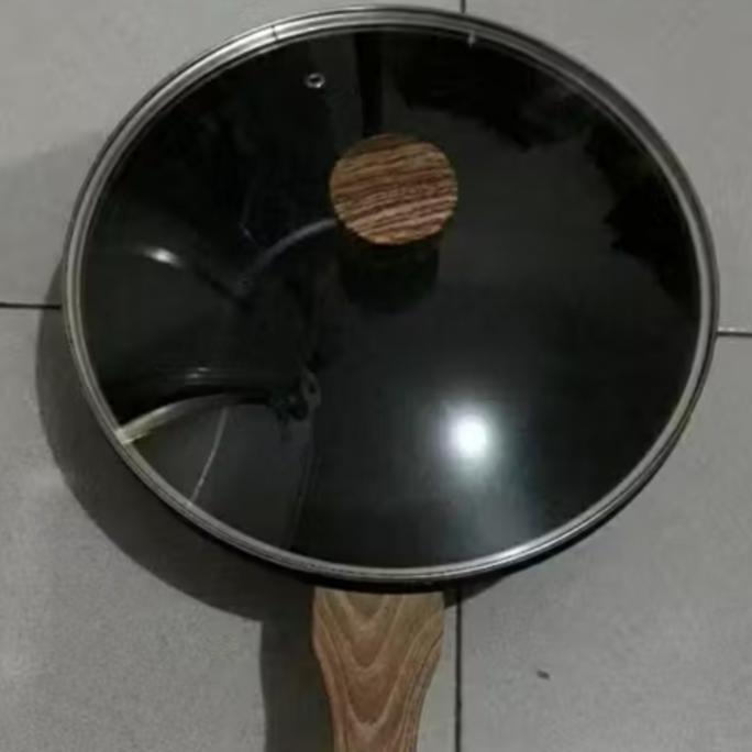 DEBELLIN ASIAN WOK 28 CM - WAJAN ANTI LENGKET GREBLON C3+ ORIGINAL PRELOVED (TERBAIK) (TERBARU) (TER