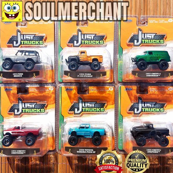 JADA JUST TRUCKS wave 6 COMPLETE SET - CHEVY, SUBURBAN, BRONCO, DLL
