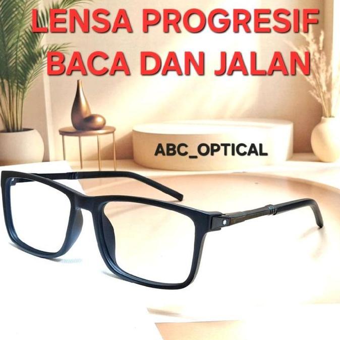 Kacamata Baca Plus Lensa Progresif Baca Dan Jalan