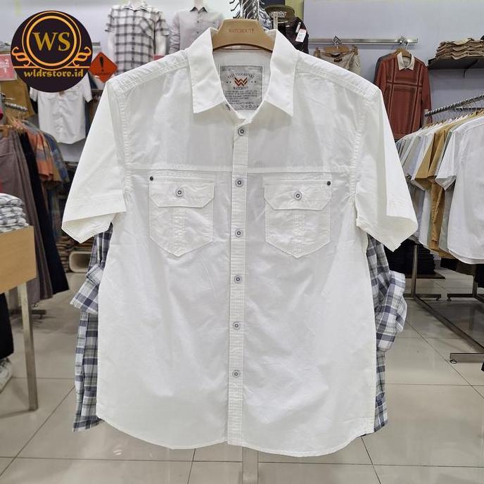 kemeja putih pria brand WATCHOUT ORINAL WS514702