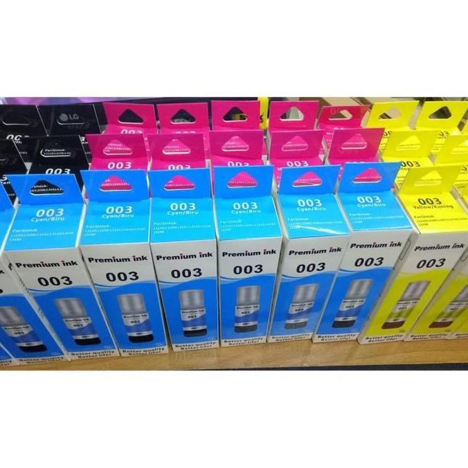 Epson 003 Premium Ink Tinta Original L1110 L3110 L3150 L5190 kuning