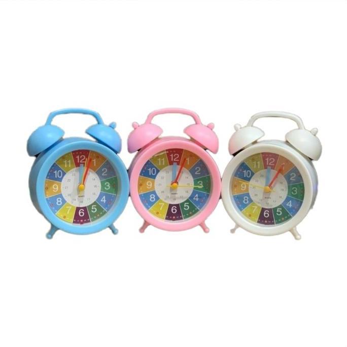 Jam Weker FULL COLOR 8811 / Jam Meja Beker Fancy Roulette Alarm Clock