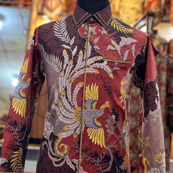 Batik cantieq Exclusive - SURYAKANTA | Batik Pria Premium Sutra ATBM Semi Jas Bordir Sk Elegan & Ber
