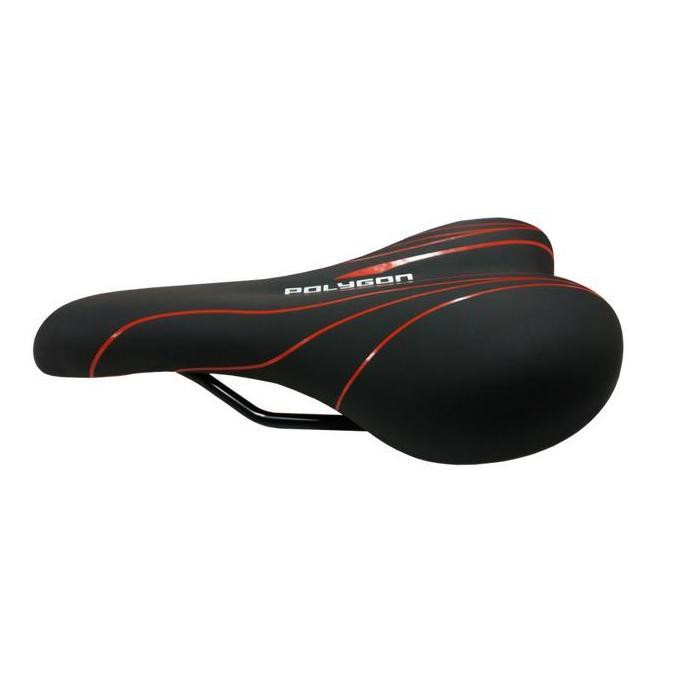 Sadel MTB Polygon Black Red