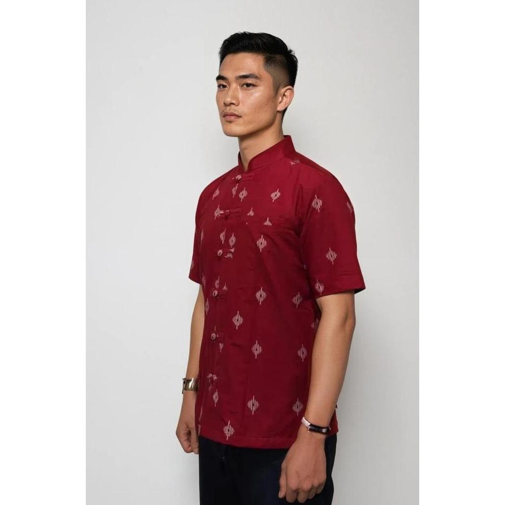 OE Lunar 2025 - Red Wu Batik Shirt