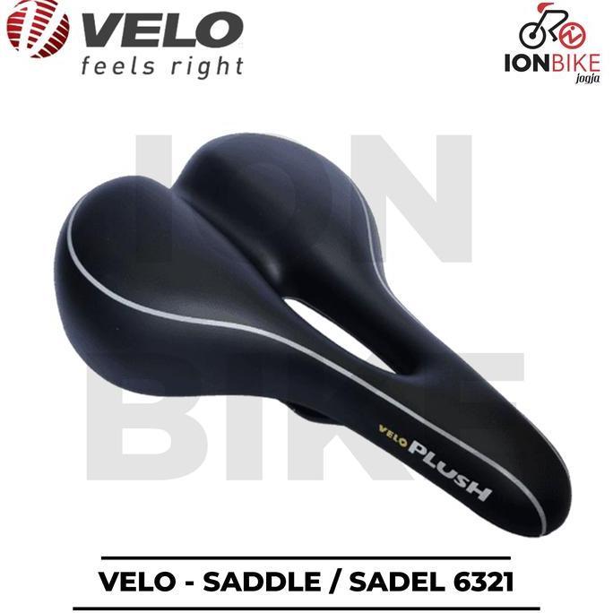 Sadel Velo 6321 Gel Saddle Sepeda MTB Balap Lubang Empuk Ergonomic Murah Roadbike Road Bike Lipat Se