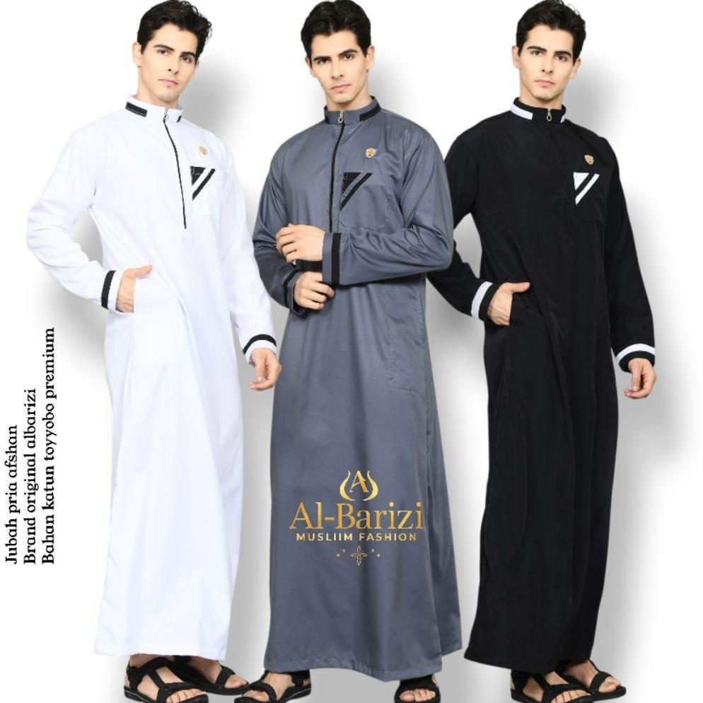 PREMIUM JUBAH PRIA [AFHSAN ] GAMIS/JUBAH PRIA MODEL LIST KOMBINASI BAHAN MATERIAL KATUN TOYYOBO PREM