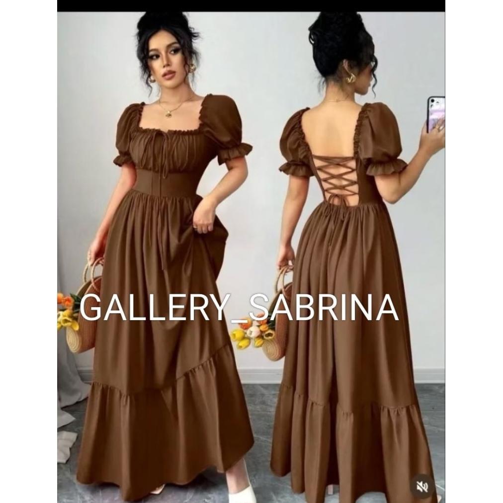 ORIGINAL DRESS MODERN VINTAGE / DRESS PRANCIS ALA KERAJAAN BAJU PANJANG WANITA GAUN PESTA