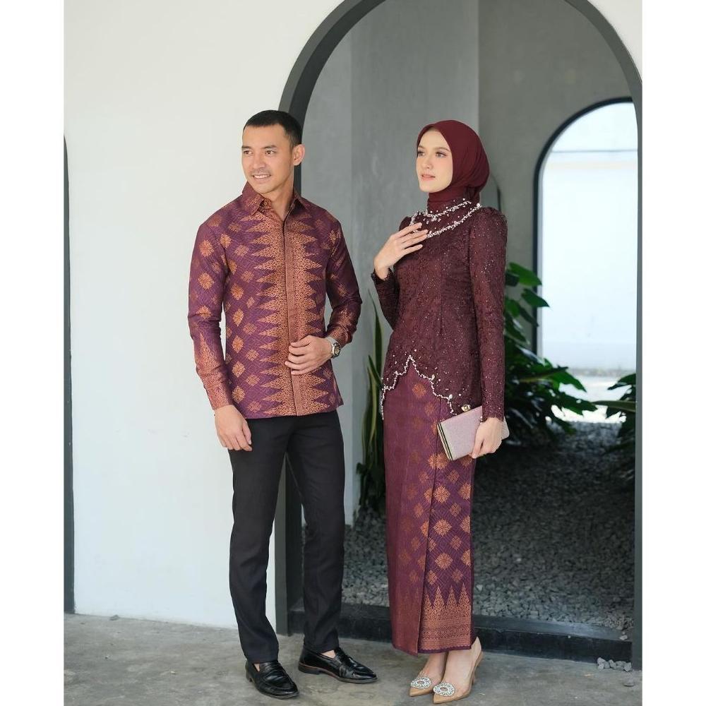 Viral  Kebaya Couple Kutu Baru Kebaya Wisuda Tunangan Lmaran Batik Baju Couple Kondangan Terbaru 202