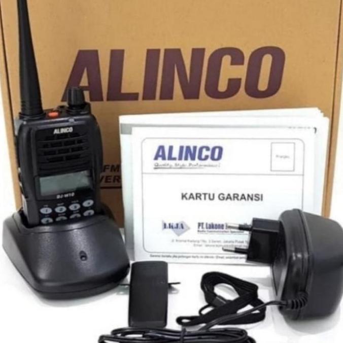 TERLARIS HT ALINCO DJ W10 VHF GARANSI RESMI ALINCO DJ W10 ALINCO DJ