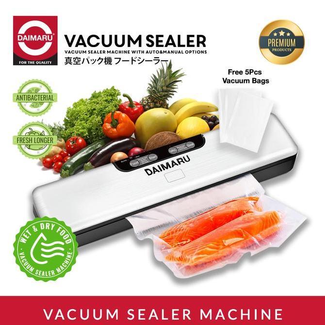 Daimaru Vacuum Sealer Mesin Vakum Makanan Premium Manual Automatic