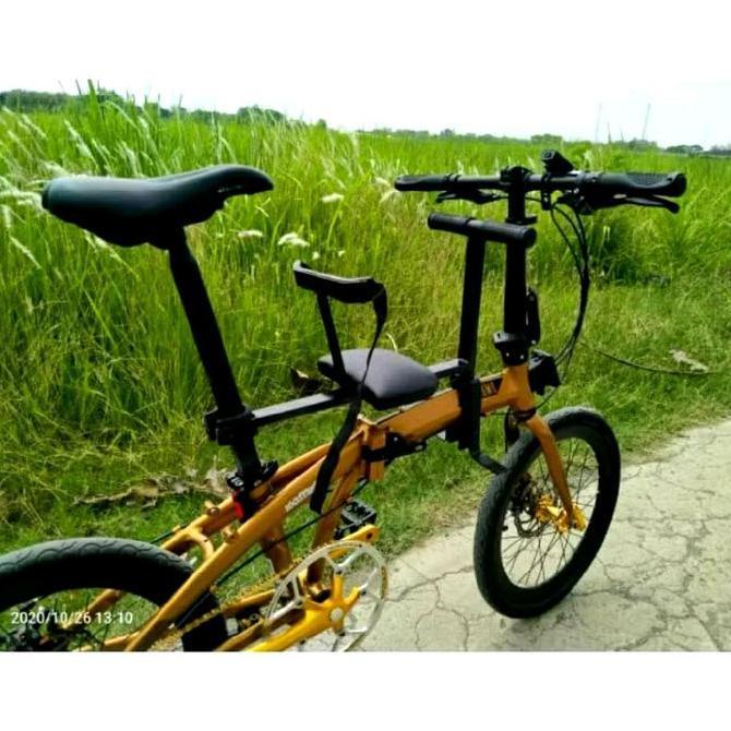 boncengan depan sepeda lipat MTB minion /boncengan sepeda universal