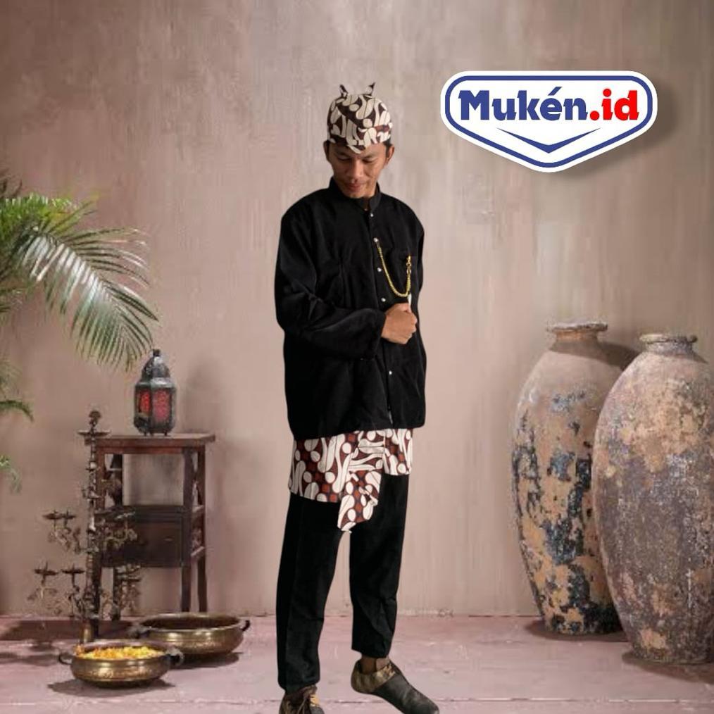 Tahan Lama [Packing Dus] Baju Adat Basofi Baju Adat Jawa Cak Pria  Adat Jawa Timur Beskap Baju Karna