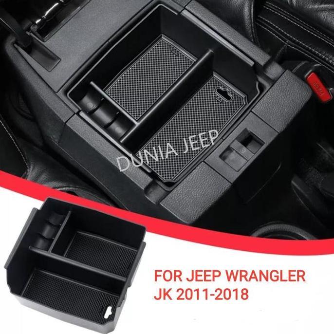 Kotak Armrest Storage Box Jeep Wrangler Rubicon Jk Terbaru