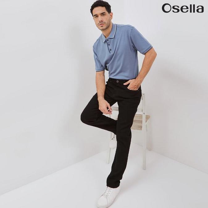Osella Slim Fit Cillian Jeans In Black Wash 2O543 | Celana Jeans Pria