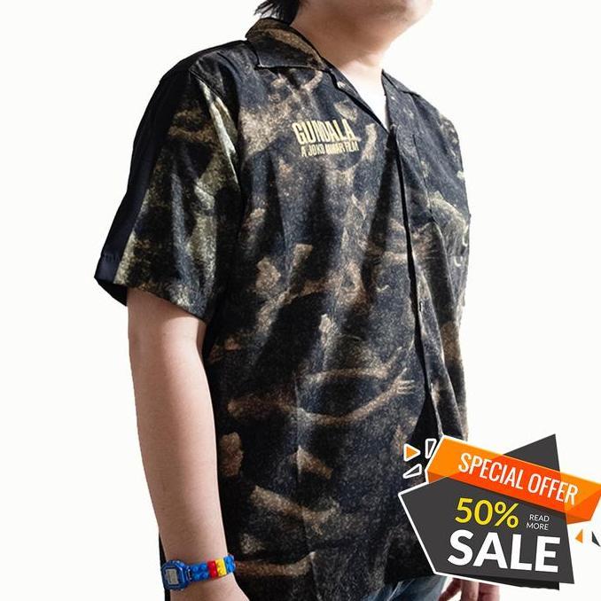 Bumilangit Locale Kemeja Bowling Shirt Hitam 01