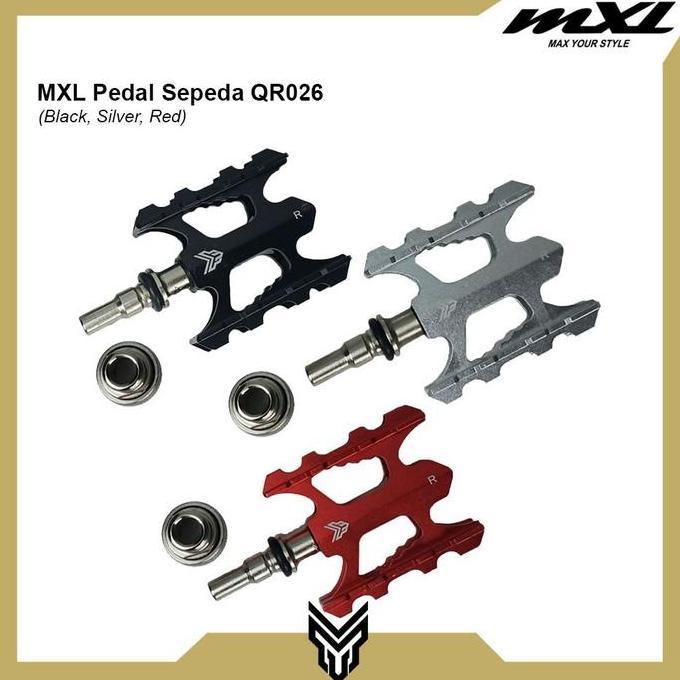 MXL Pedal Sepeda QR 026 Bicycle Pedals Alloy Stainless MTB Road Bike