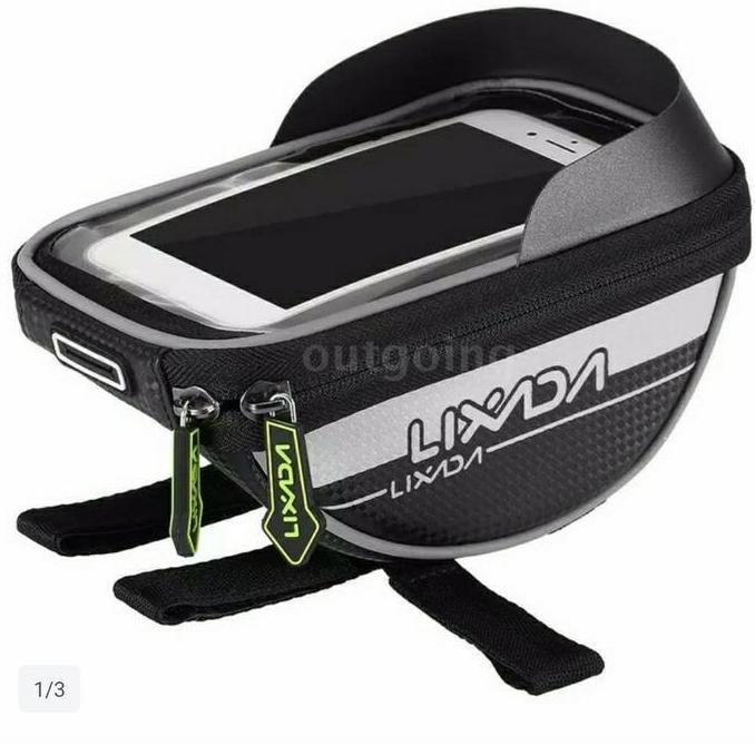 Tas holder Hp touchcreen untuk stang sepeda tas hp sepeda lipat MTB