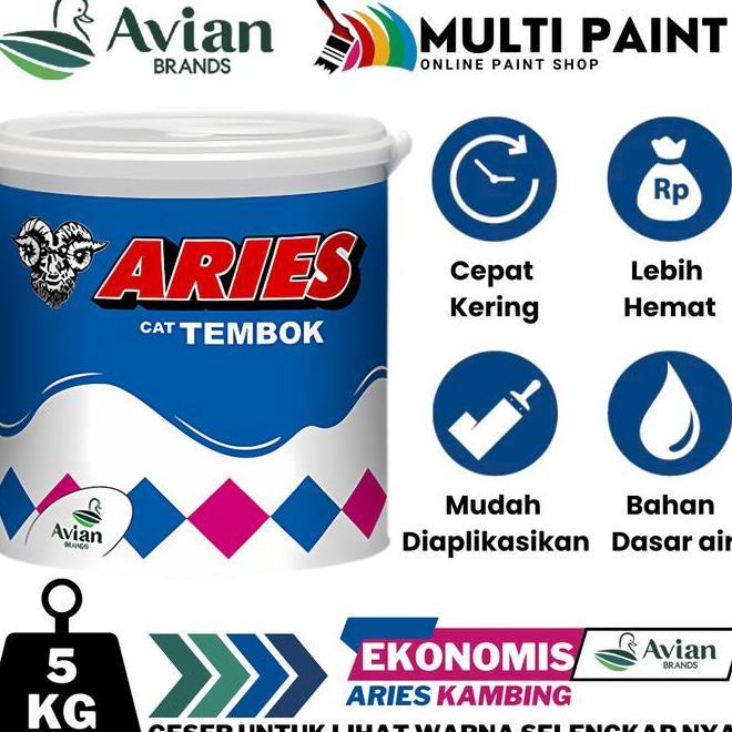 Avian Cat Tembok Aries Kambing 5Kg Avian Aries 5Kg Cat Tembok Aries Cat Dinding Ekonomis Avian 5Kg