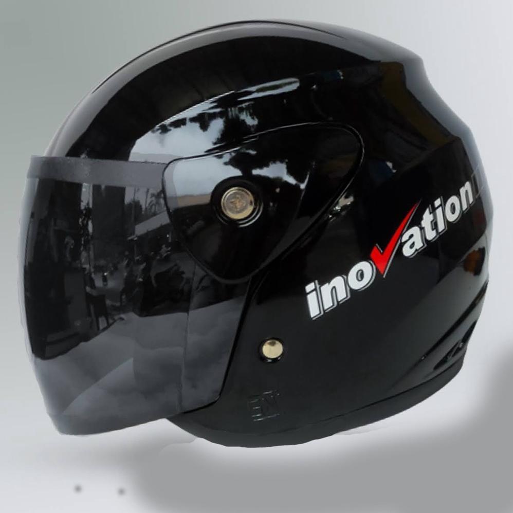 HOT SALE Helm Evo Polos Mode GM Kaca Hitam (SNI) Helm Dewasa pria Dan Wanita bisa Cod