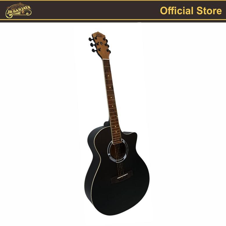 HUYATOMISHOP GITAR AKUSTIK/AKUSTIK ELECTRIK ORIGINAL JR.SANJAYA DREAM 01 GAN (FREE PACKING KAYU) TER